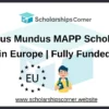Erasmus Mundus MAPP scholarship announcement banner for European master's degree program